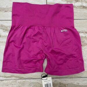 NWT aybl empower magenta shorts